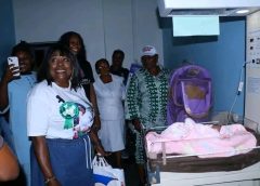 First Lady, Eyoanwan Otu, Celebrates Cross River Independence Babies, Gifts Newborns